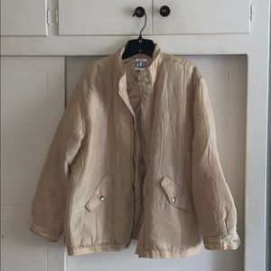 Clio Silk Bomber Aviator Jacket